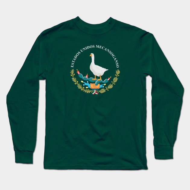 Estados Unidos Mecansoganso Long Sleeve T-Shirt by Memex